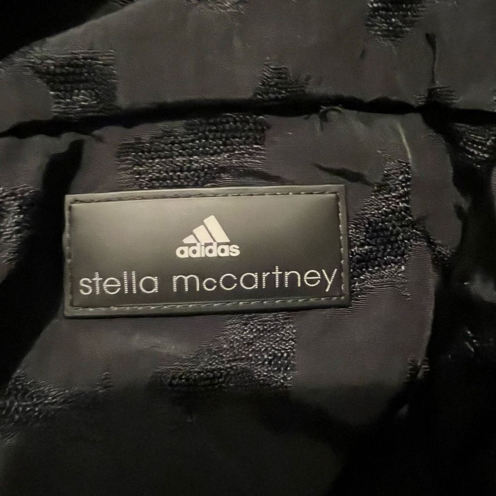 Adidas By Stella McCartney Black Zip-Up Windbreaker Jacket Size  Small - Picture 5 of 5
